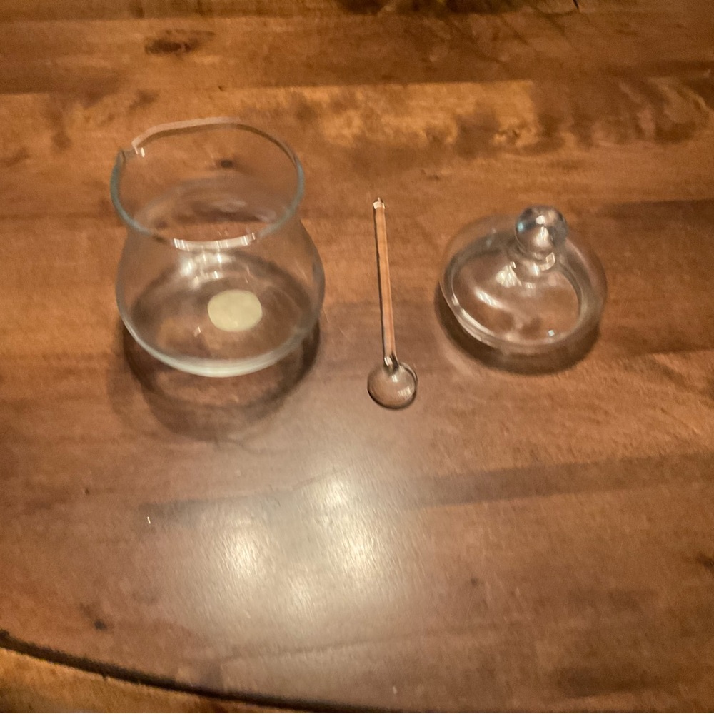 PRINCESS HOUSE  CONDIMENT JAR AND SPOON